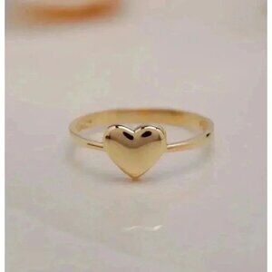 Elegant Heart Ring Size 6